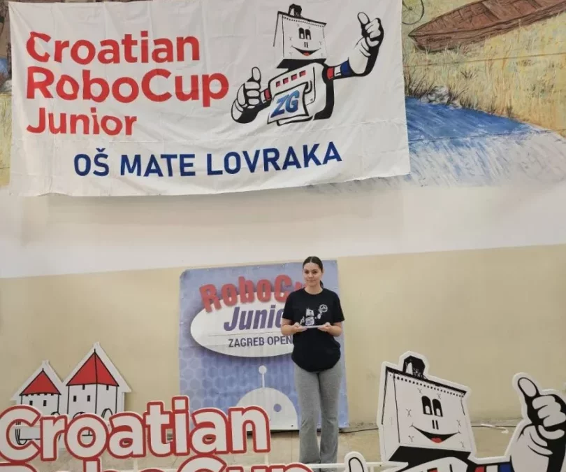 Ema Bencun osvojila 2. mjesto na Croatian RoboCup Junior prvenstvu