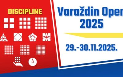 Varaždin Open 2025 – natjecanje u brzom slaganju RUBIKOVE KOCKE