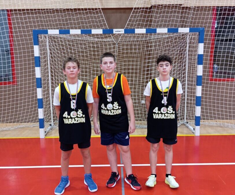 Osvojeno 2. mjesto na „Gradskom prvenstvu osnovnih škola u košarci 3×3“