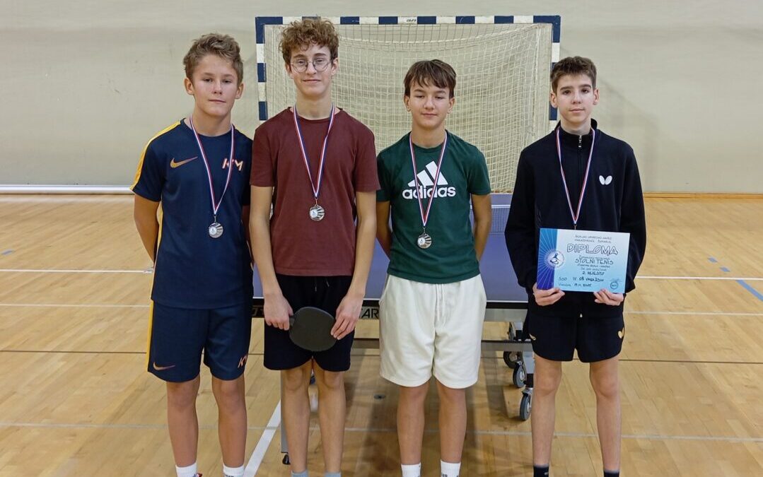 Županijsko natjecanje u stolnom tenisu