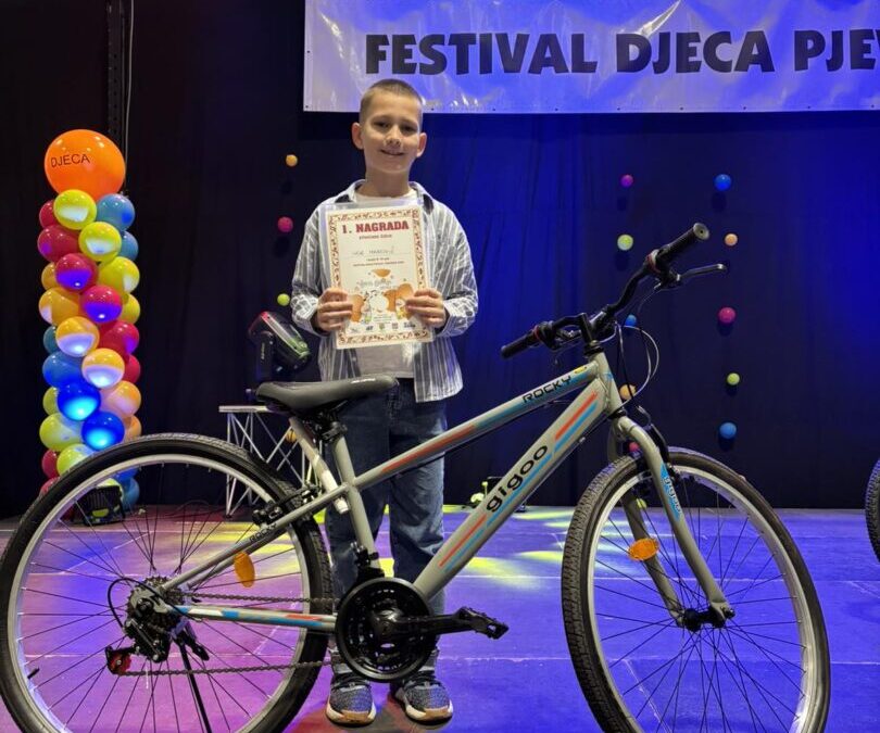 Ivor Marović osvojio prvo mjesto na festivalu “Djeca pjevaju – Varaždin 2026.“